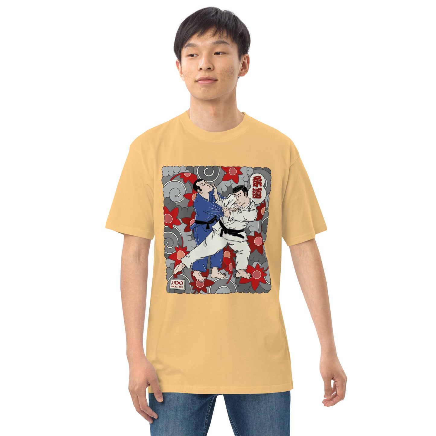 gold premium T-shirt front