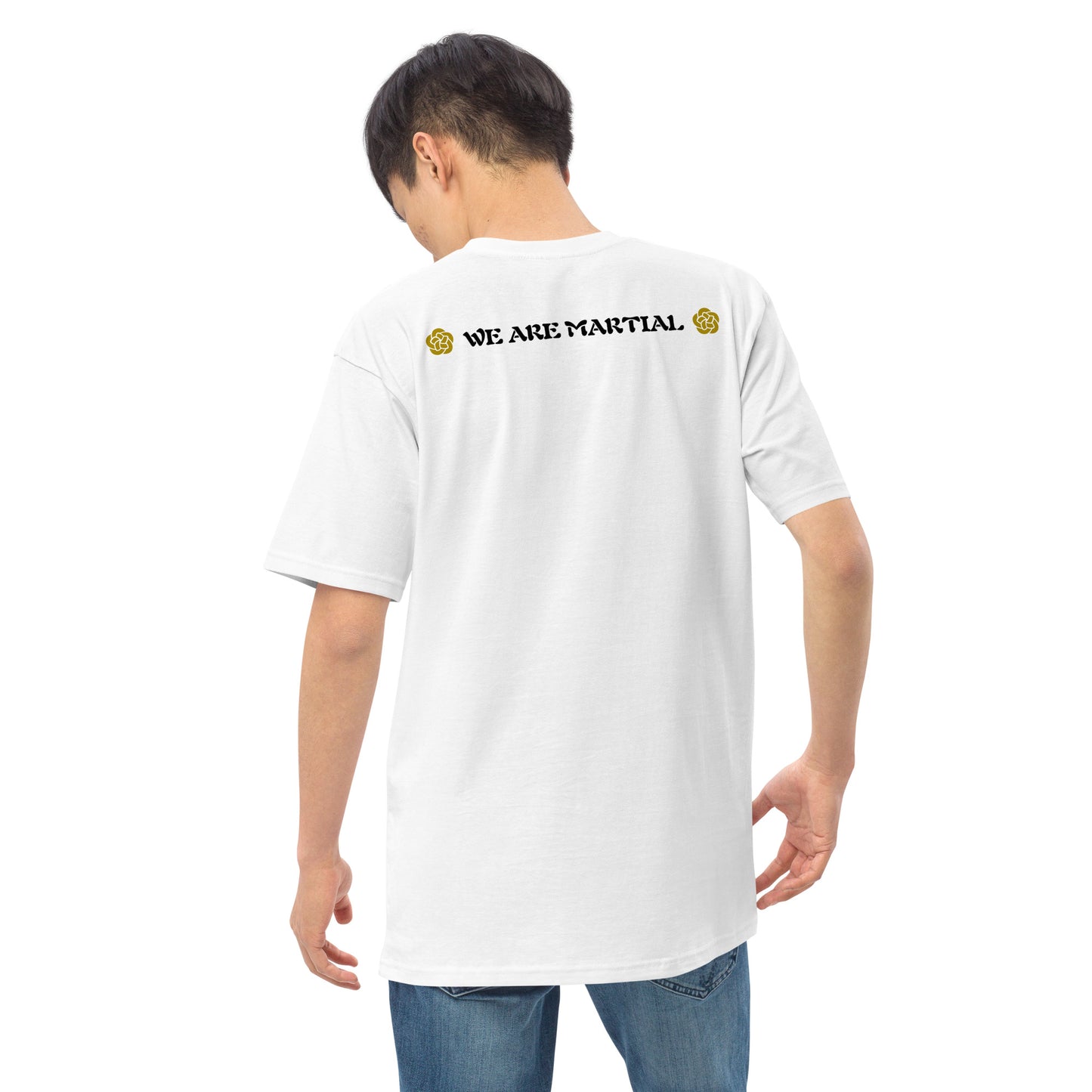 mens white Judo tees