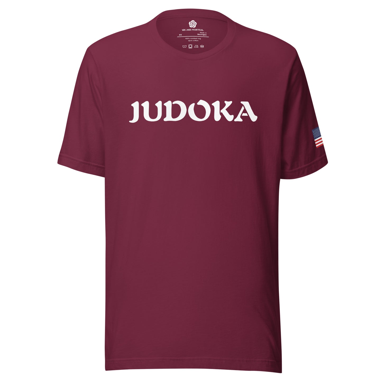 Unisex Judo T-shirt maroon