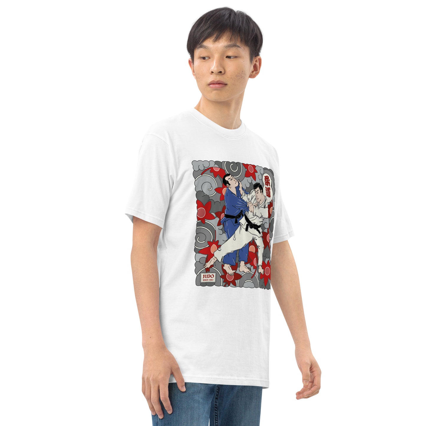 white Judo T-shirt