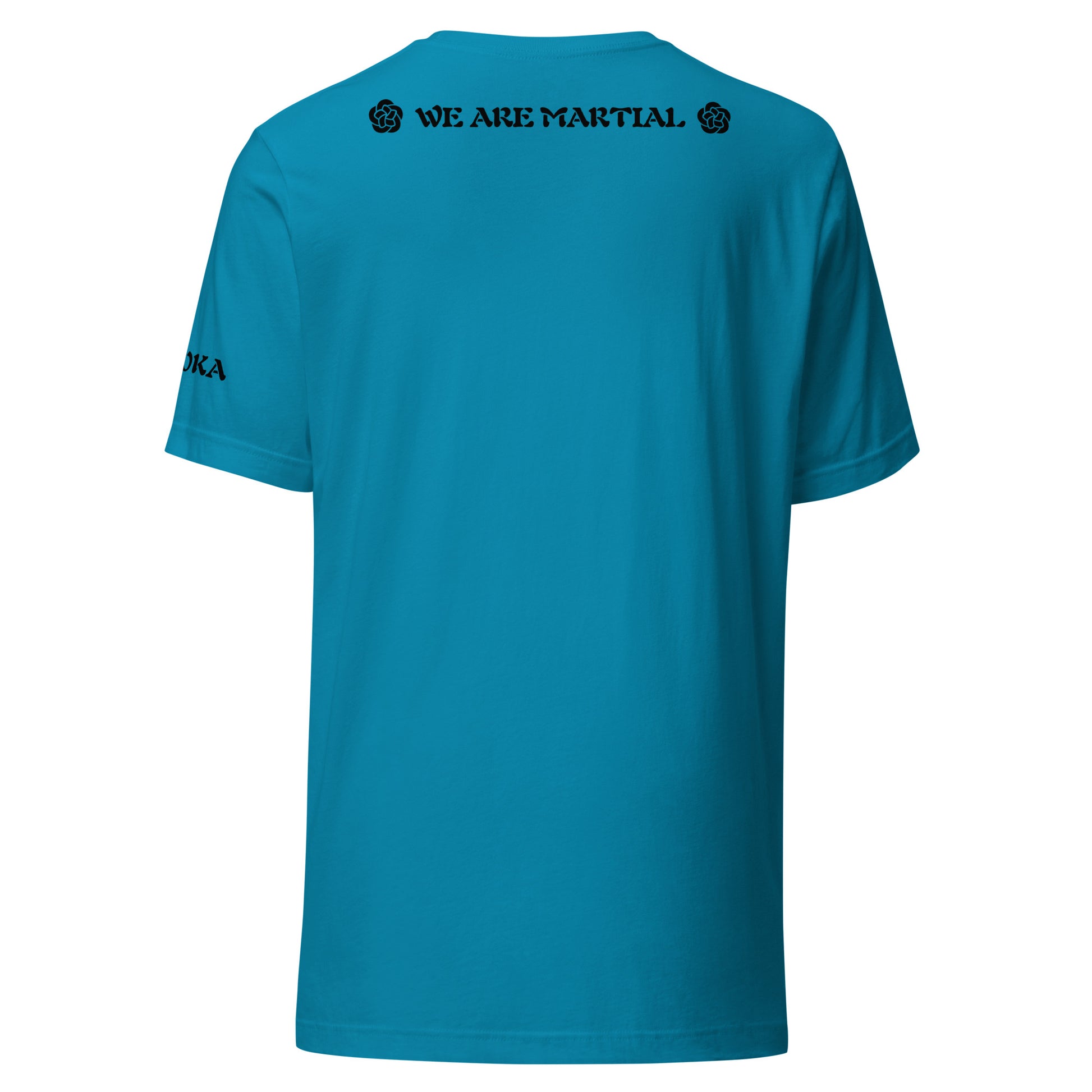 T-shirt aqua back 