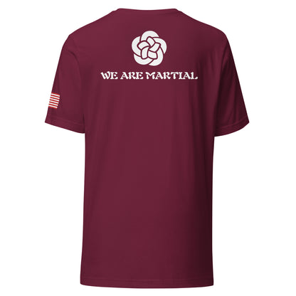 USA Judoka Maroon Back Front