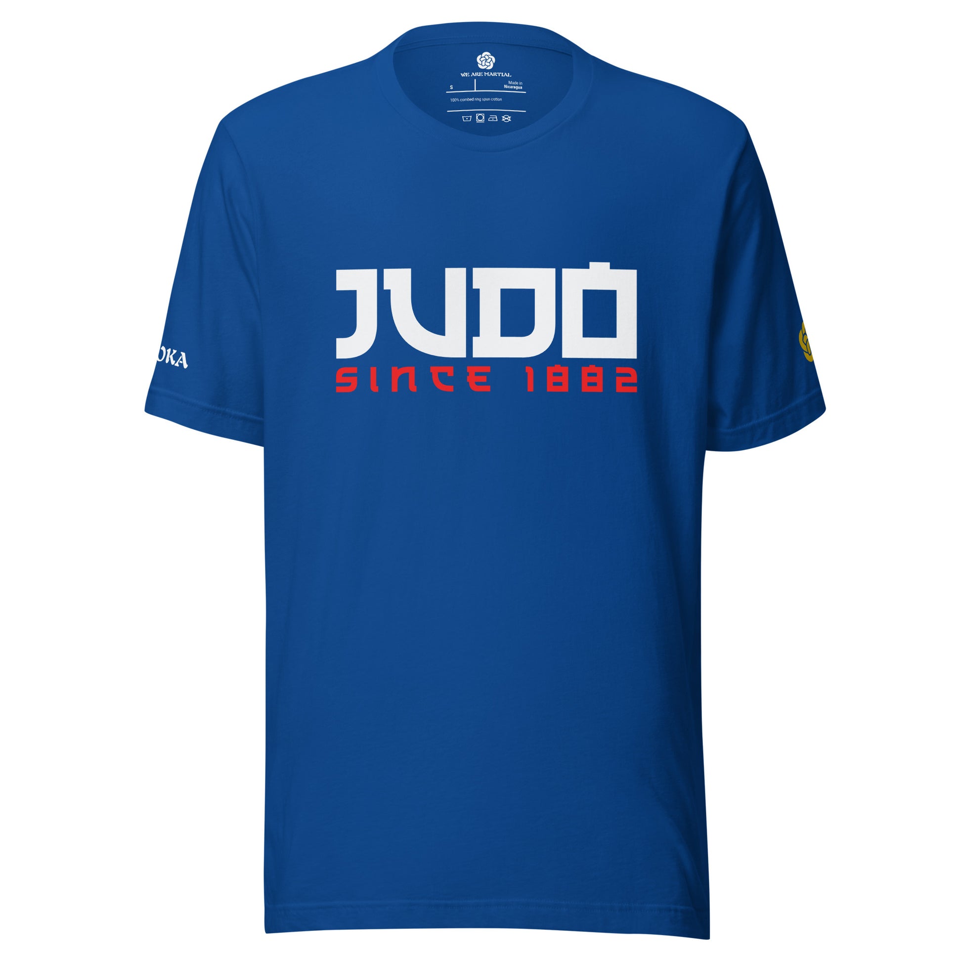 judo t-shirt in blue