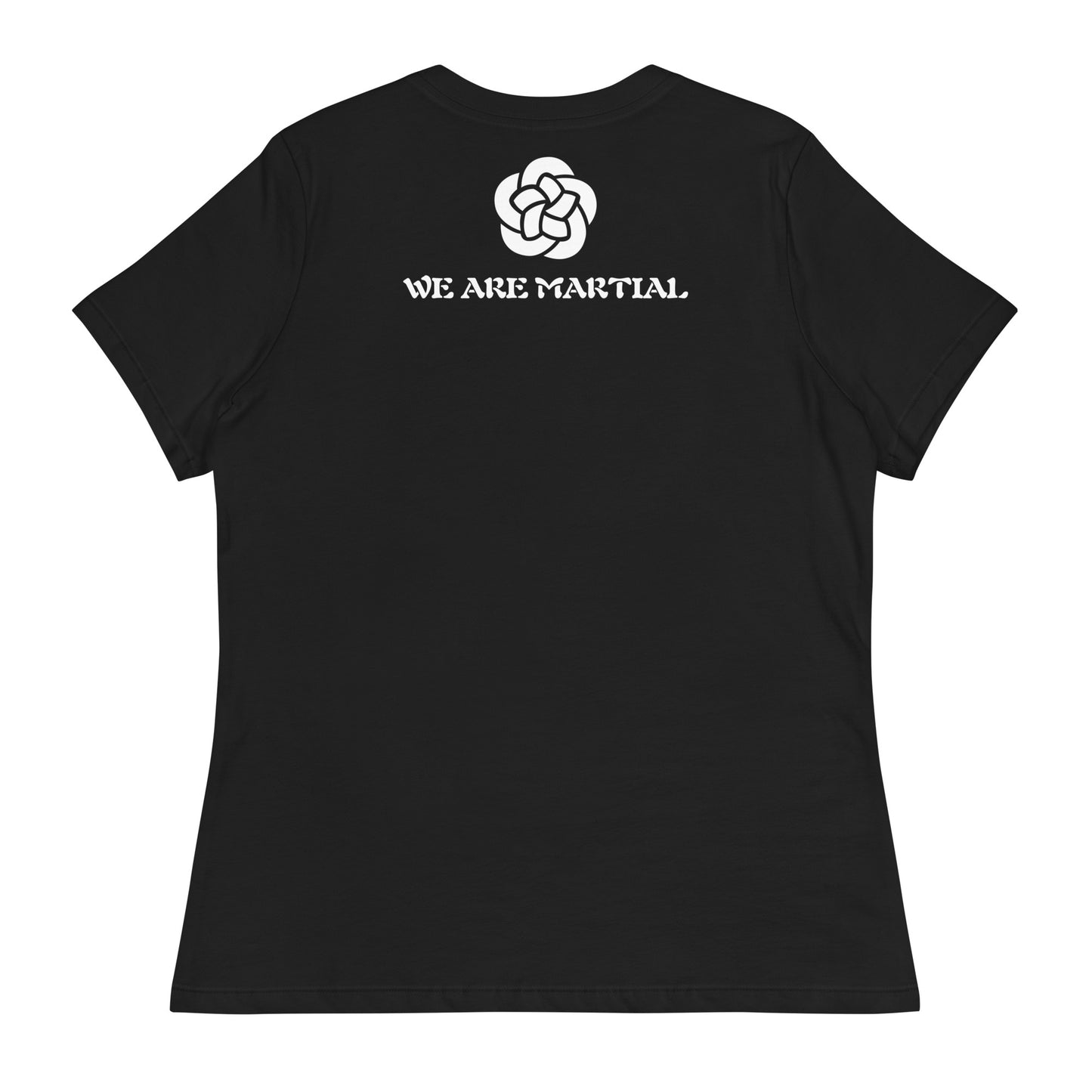 Women judoka t-shirt back 