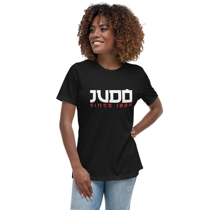 Women Black Judo T-shirt