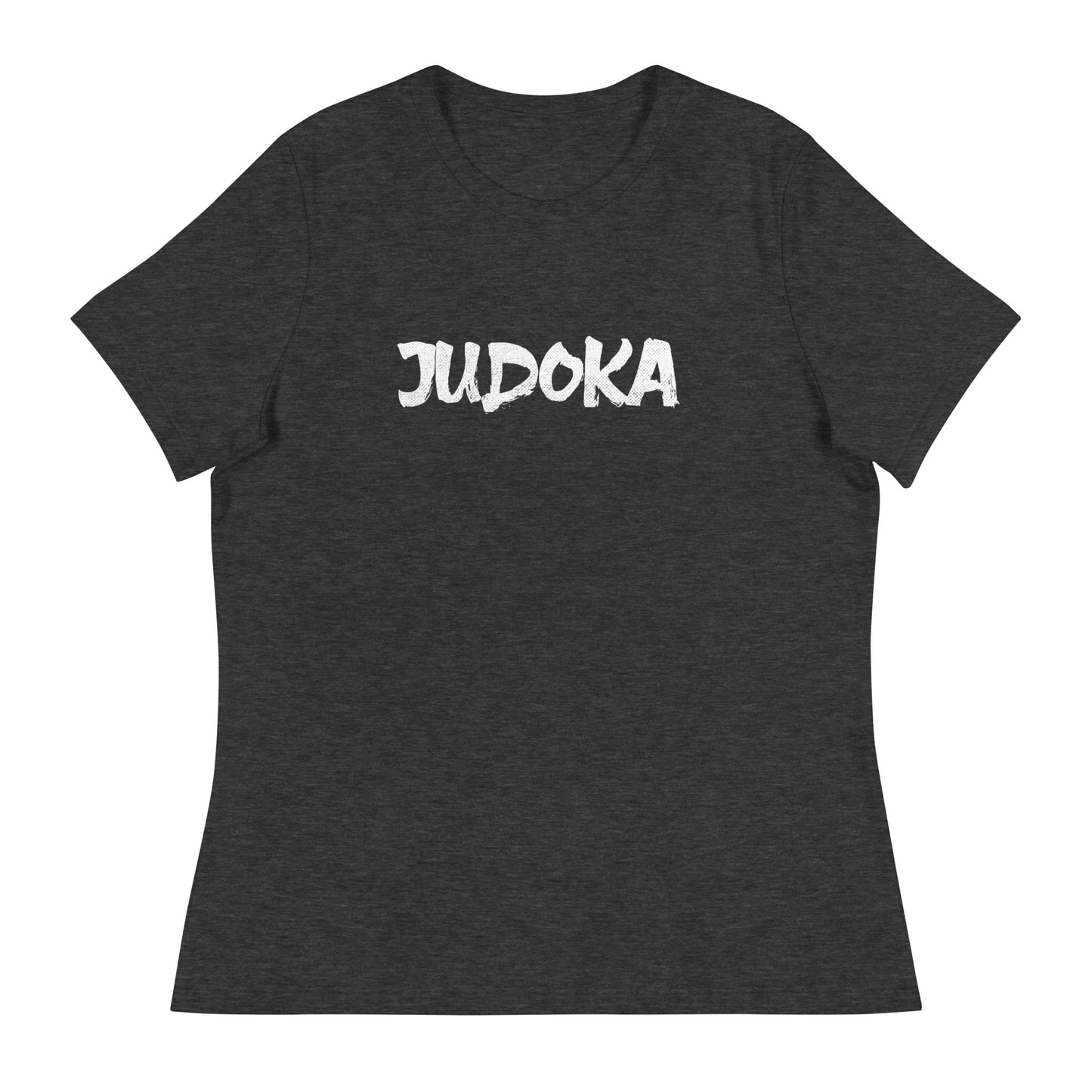 Women Judoka dark grey T-shirt