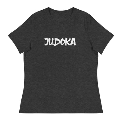 Women Judoka dark grey T-shirt