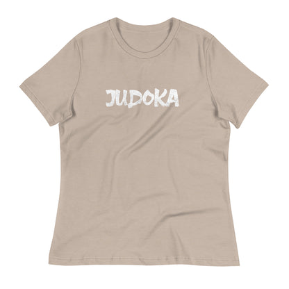 Judoka t-shirt Stone front