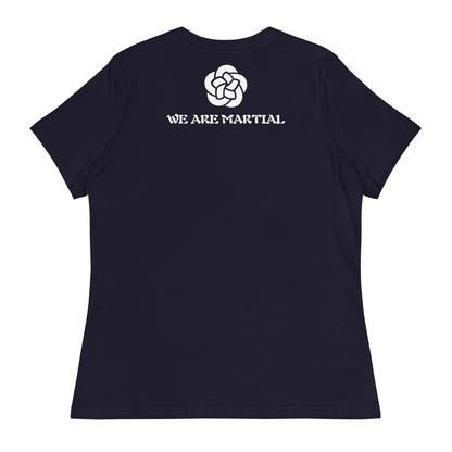 Judoka Women t-shirt Navy Back 