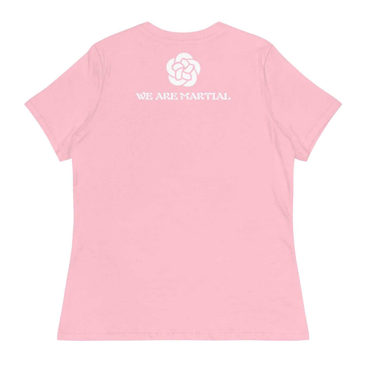 women relaxed t-shirt pink back 